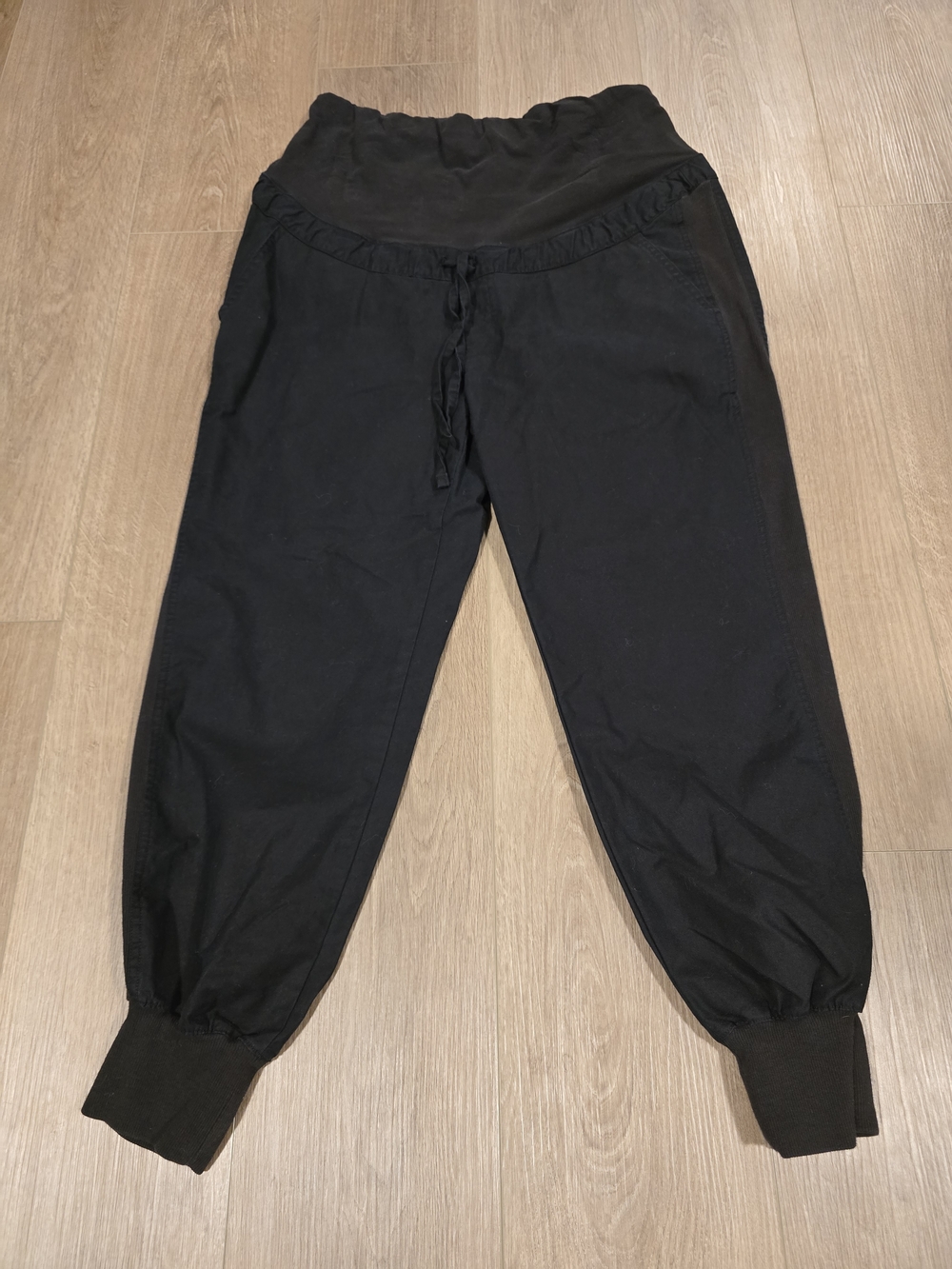 Gap Maternity Black‎ Elastic Waist Jogger Pants Size Medium